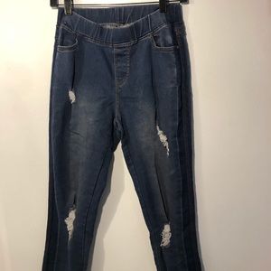 Stretchy Denim-like Pants